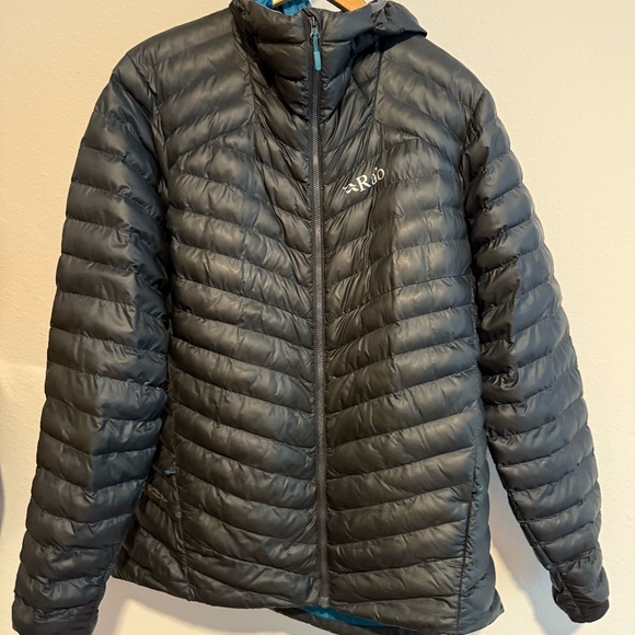 Rab Women's Cirrus Alpine Puffy Jacket - Blue - XL / UK 16 (Gently Worn) - Picture 2 of 7